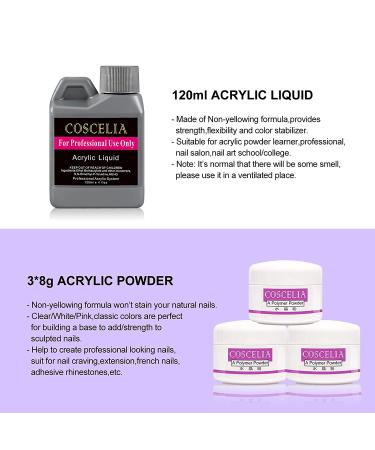 Acrylic Nail Kit with 78 Colors of Glitter Acrylic Powder and Liquid Monomer, Nail Tips and Acrylic Nail Brush Nail Art Tools for Nail Extension and Decoration 3D Manicure DIY Acrylic Nails 2 - Buy Online on GoSupps.com