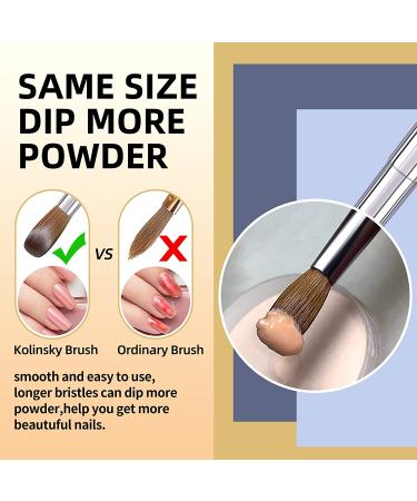 100% Kolinsky Acrylic Nail Brush in Gift Box - Handmade Round Shape Brush for Professional Nail Art - Sizes 6 to 18 Available (#12) - Buy Online on GoSupps.com