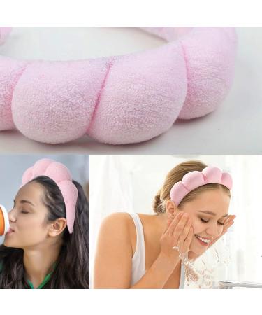 Puffy Makeup Headband Spa Headband for Women Sponge & Terry Towel Cloth Fabric Versed Headbands Hair Accessories for Skincare Yoga Face Washing Makeup Removal Shower and Facial Mask - Buy Online on GoSupps.com