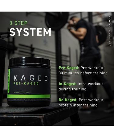 Kaged Muscle Pre-Kaged Cherry Bomb Pre Workout Powder for Men & Women - Intense Energy, Focus & Pump Supplement with Natural Flavors - Buy Online on GoSupps.com