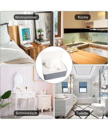 Buy Versatile Gray & White Wet Wipes Box - Perfect for Baby Care Handkerchiefs and Napkins - International Shipping Available - Buy Online on GoSupps.com
