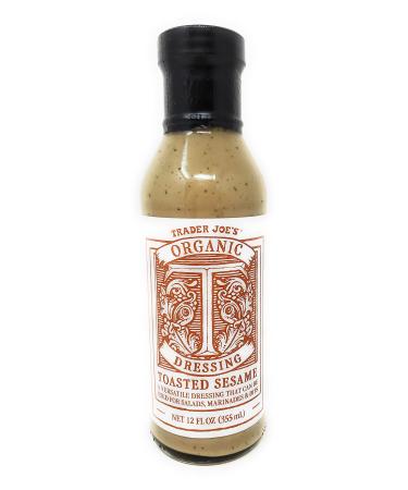 Trader Joe's Organic Toasted Sesame Dressing Net 12 Fl Oz (355ml) - Pack of 1