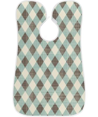 Beard Bib Apron for Men - Non-Stick Waterproof Hair Catcher Cape | Perfect for Shaving & Trimming | Geometric Design - Buy Online on GoSupps.com