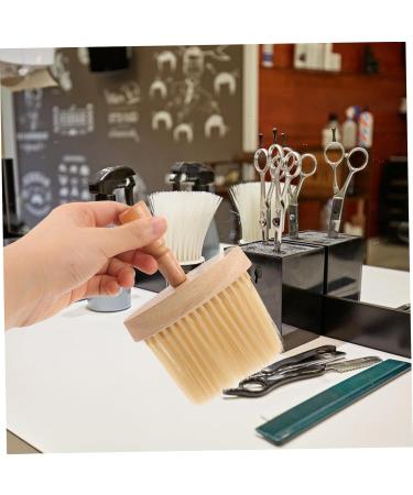 Buy Beaupretty Tool Dustwedel Hairdresser Razor Brush | Wooden Handle Salon Hairdressing Brush - Perfect for Professionals & Makeup Artists - Buy Online on GoSupps.com