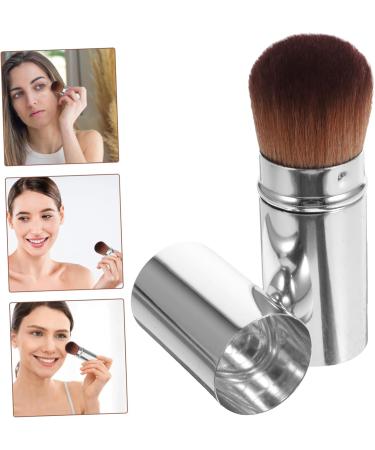 DOITOOL Retractable Powder Brush Makeup Tool Cosmetic Tools Blush Brush Powder Brush for Loose Powder Cosmetic Applicator Travel Artificial Fiber With Cover Telescopic Brush - Buy Online on GoSupps.com