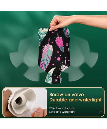 Buy Feather Hot Water Bottle with Plush Cover - Ideal Hand Warmer for Adults & Kids | 26.5x15.3cm - International Shipping Available - Buy Online on GoSupps.com