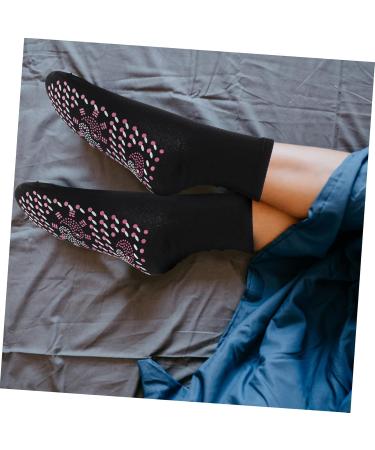 Kisangel 10 Pairs of Massage Slippers - Cozy Women's & Men's Foot Warmers with Braided Design - Polyester Turmalin Slippers for Ultimate Comfort - Buy Online on GoSupps.com