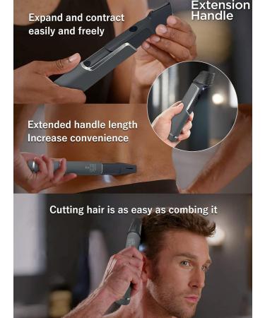 Men's Body Hair Trimmer - Neck Back & Beard Cutting Tools | Self Haircut Shavers as Seen on TV - Buy Online on GoSupps.com