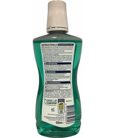 Elkos DentaMax Antibacterial Mouthwash Mint 6-Pack (6x500ml) | Fresh Breath & Oral Care | International Shipping Available - Buy Online on GoSupps.com