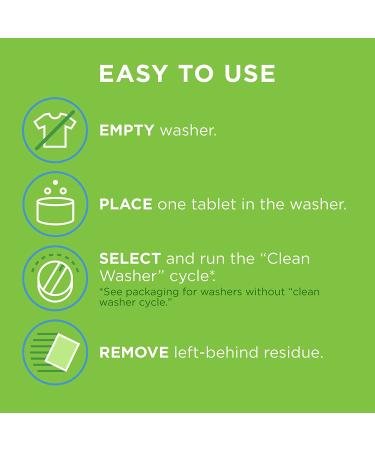 Affresh Washing Machine Cleaner - Removes Odors & Residue - 3 HE Tablets for All Washers - Buy Online on GoSupps.com