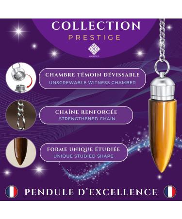 Buy Tiger Eye Prevention Pendulum - Radiesthesia Tool for Energy Healing | International Shipping Available - Buy Online on GoSupps.com