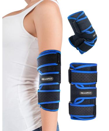 Elbow Brace, Adjustable Elbow Splint Elbow Support Immobilizer Brace Stabilizer Sleeping for Cubital Tunnel Syndrome, Comfortable Elbow Brace for Ulnar Nerve entrapment Relief Pain and Tendonitis Arm Straightener Fit Men &…