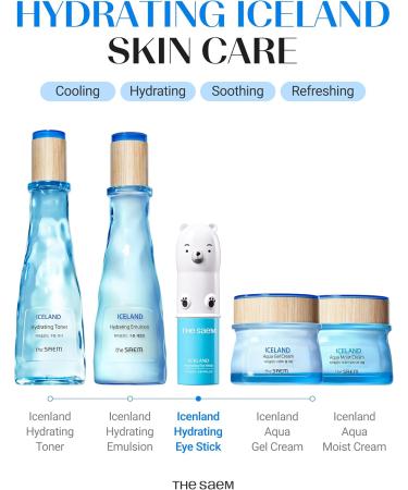 THE SAEM Stick Yeux Hydratant Islande - Baume Rafra chissant pour Cernes et Poches Soin Regard - R duit les Rides et Hydrate - Minimise les Zones Fonc es et Gonfl es Parfum Aqua 11g - Buy Online on GoSupps.com