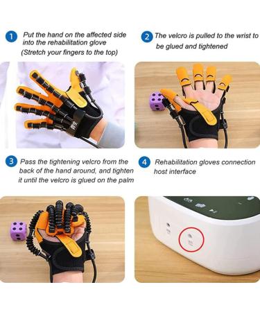 Kids Hand Rehabilitation Robot - Finger Exerciser for Hemiplegia & Stroke Recovery | Smart Air Pressure Training Gloves - Buy Online on GoSupps.com