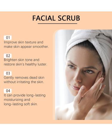 VKaoess Vitamin C and Turmeric Brightening Facial Scrub Exfoliating Face and Facial Scrub for Skin Types Skin Appearance Pores Skin Appearance 100g Turmeric2pcs - Buy Online on GoSupps.com