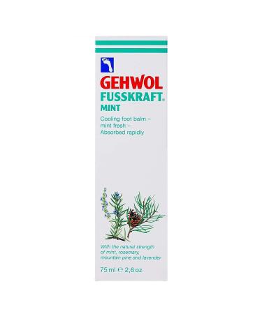 GEHWOL Mint Foot Cream 2.6 oz - Refreshing and Nourishing Formula - Buy Online on GoSupps.com
