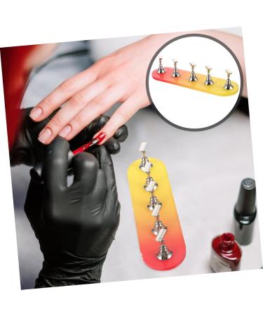 minkissy 1 Set Nail Practice Holder Nail Racks for Nail Painting Nail Practice Stand Nail Stands for Nail Art Creative Nail Racks Decor Nail Art Practice Manicure Accessories Plastic Suite - Buy Online on GoSupps.com