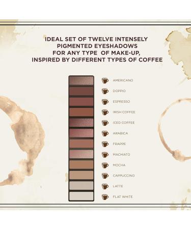 Eveline Cosmetics Charming Mocha Eyeshadow Palette - 12 Highly Pigmented Multicolor Shades (10g) for Stunning Looks - Buy Online on GoSupps.com