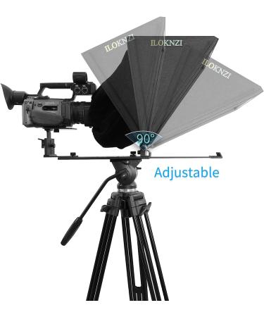 ILOKNZI i6/18 inch Wide Angle Teleprompter for 15.6 360 Hinge Laptop/Tablet | Wide-Angle Camera Lens for Prompter/Wedding/Facial Capture - Buy Online on GoSupps.com