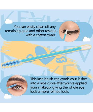 KevKev Lash Remover 10ml - Effective Eyelash & Cluster Lash Adhesive Remover with Brush & Cotton Swabs for Easy Removal - Buy Online on GoSupps.com