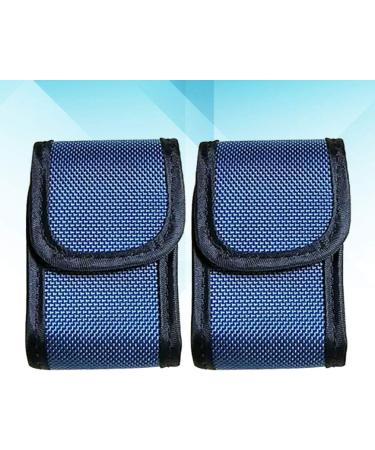 EXCEART Storage Case for Fingertip Pulse Oximeter Blood Oxygen Saturation Monitor Empty Portable Travel Carry Protective Pouch Oxford 2pcs Blue - Buy Online on GoSupps.com