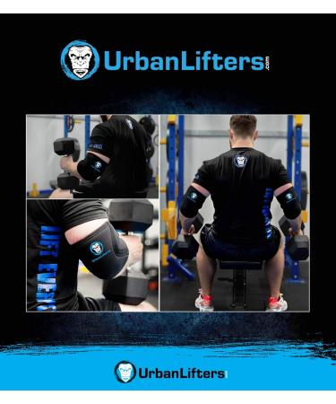 Urban Lifters Elbow Cuffs for Weightlifting - Compression Bandage for Maximum Support | International Shipping Available - Buy Online on GoSupps.com