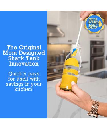 Spatty Daddy Kitchen Spatula Set - 6 & 12 Inch Blue - Made by Shark Tank Mom - Scrapes Last Drop From Jars - Ideal for Ketchup, Peanut Butter, & Icing - Perfect for Spreading & Mixing - Great Gifts for Cooks, Grandma - Stocking Stuffers - Buy Online on GoSupps.com