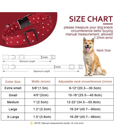 Shop Unique Style Paws Dog Collars - Adjustable Bow Tie Collars for Small Medium Large Dogs | XS-XL L RD - International Shipping Available! - Buy Online on GoSupps.com