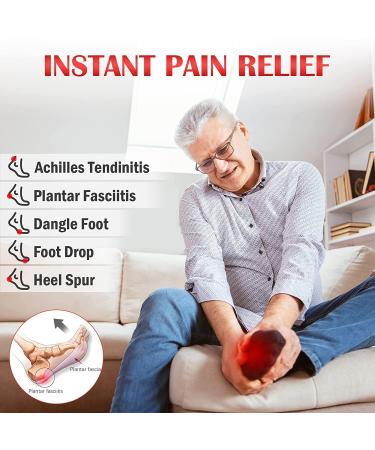 WXY Plantar Fasciitis Night Splint - 2023 Dorsal Brace for Men & Women | Effective Relief for Heel Pain Achilles Tendonitis & Foot Drop - Buy Online on GoSupps.com