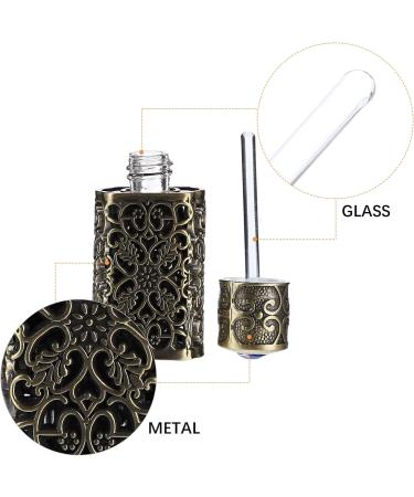 minkissy Metal Essential Oil Bottle Eye Middle Eastern Perfume Bottle Travel Bottle Aromatherapy Container Glass Travel Spray Bottle Perfume Sprayer Shell Metal Alloy Miss Essential Oil Box Green Patina - Buy Online on GoSupps.com