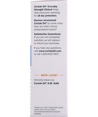 Certain Dri A.M. Underarm Refresher 2.6 oz - Pack of 4 - Buy Online on GoSupps.com