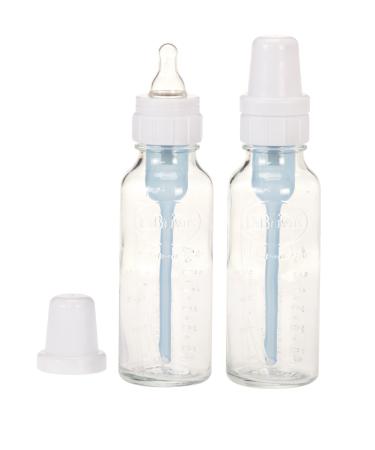 Dr. Brown's Natural Flow Standard Glass Bottles 8 Ounce 2-Count (Discontinued by Manufacturer)