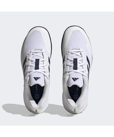 Adidas Men's Gamecourt 2 M Shoes - Low Top (Non-Football) | Size 36 2/3 EU | Ftwr White & Team Navy Blue - Best for International Shipping - Buy Online on GoSupps.com