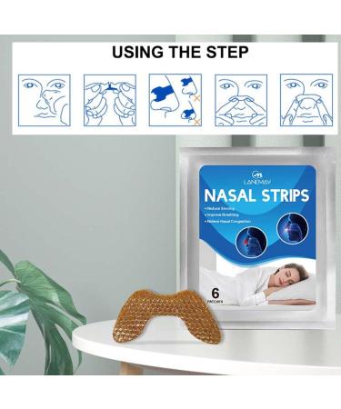 Nasal Strips Anti Snoring & Congestion Relief (12 pcs) - Improve Sleep Quality - Buy Online on GoSupps.com