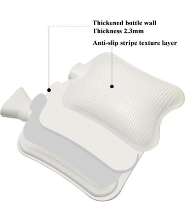 2L Hot Water Bottle Belt for Women - Natural Rubber with Faux Fleece Cover for Pain Relief - Buy Online on GoSupps.com