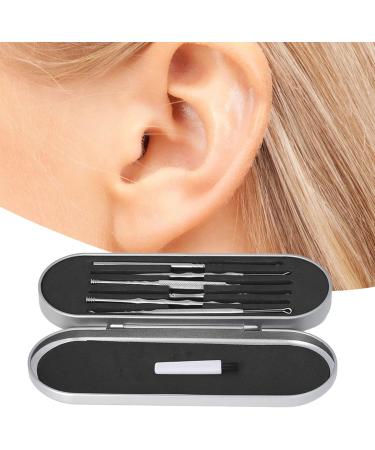 Stainless Steel Earwax Cleaner Kit - Travel-friendly & Shiny Finish - Buy Online on GoSupps.com
