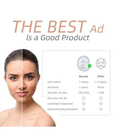 Buy Houzzi LED Face Mask | Red & Blue Light Therapy for Radiant Skin - International Shipping Available - Buy Online on GoSupps.com