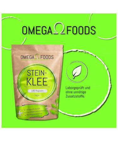 Steinklee Capsules - 180 Vegan Melilotus Officinalis 1000mg - High-Dose Stone Clover for Optimal Health - Buy Online on GoSupps.com