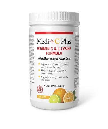 Medi C Plus Lysine Lemon Lime (600G) medi-c Plus Brand: Preferred Nutrition
