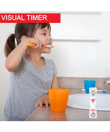 Temple 3PC Tooth Brushing Sand Timer Dental Timer for Kids. Countdown Smile and Brush for Healthy Teeth Blue Green & Red (3 min) - Buy Online on GoSupps.com