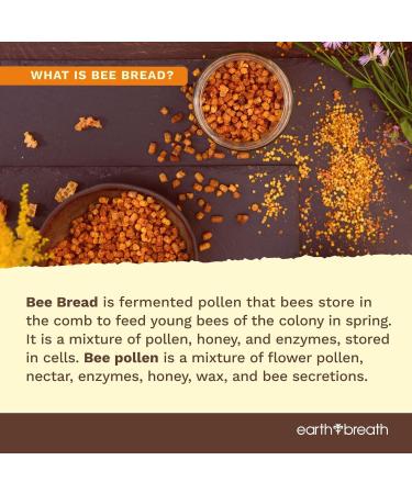 Earthbreath Assorted Bee Bread Pastilles - 150g (5.3 oz) Pure Raw Natural Perga/Ambrosia - Bee Pastilles with Black Currant Sea Buckthorn Berries and Apple Cinnamon - Buy Online on GoSupps.com