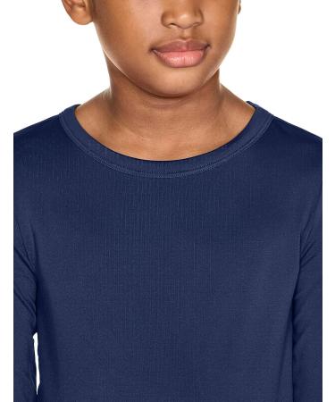 TSLA Kid's Soft Fleece Lined Thermal Underwear Set - Navy, Size 12 - Buy Online on GoSupps.com