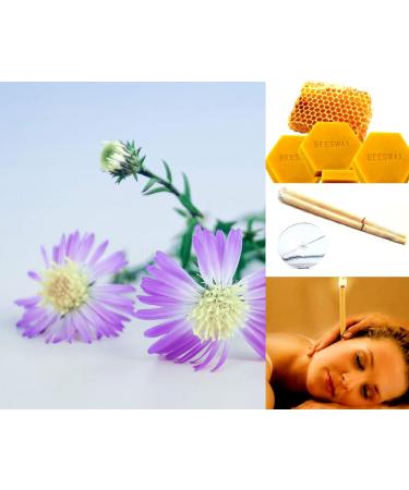 Hopi Ear Candles Natural Ear Candles 12 Pack (6 pairs) Beeswax Ear Candling Cones Organic ear wax removal blocked ears therapeutic tinnitus relief sinus release migraine relief holistic treatment - Buy Online on GoSupps.com
