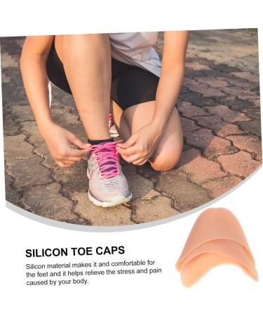 FRCOLOR 4pcs Silicone Foot Protector Insoles & Gel Toe Pads - Comfortable Toe Spacers Heel Caps & Soft Shoe Inserts for Ultimate Relief - Buy Online on GoSupps.com