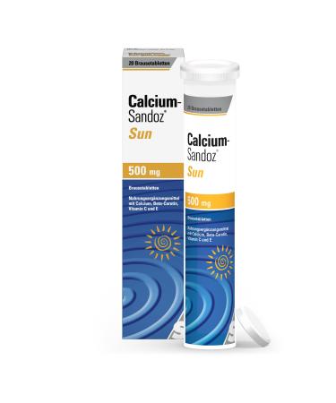 Calcium-Sandoz Sun effervescent tablets 20 pcs: The original to protect the skin from oxidative stress in summer