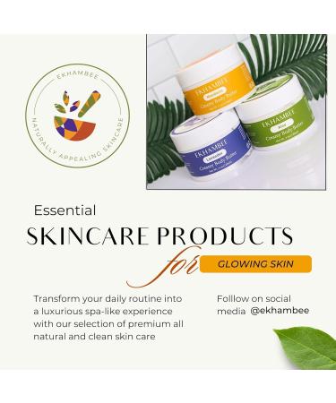 All Natural Creamy Body Butter Set - Vegan Shea Moisturizer for Women | Scented Skin Care Gift 12 Oz - Buy Online on GoSupps.com