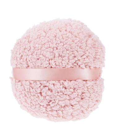 Powder Puff 4 Body Powder Puff Ultra Soft Washable Large Round Velour Powder Puff Large Velvet Dust Puff Soft Reusable Body Powder Applicator Face Powder Puffs for Loose Mineral Powder