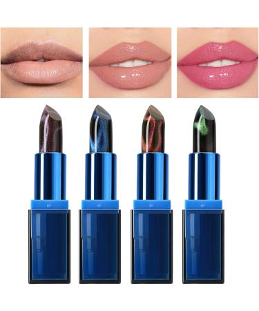 Sghtil Thermochromic lipstick 4 x thermal reaction moisturizing care for a plump effect and - Buy Online on GoSupps.com