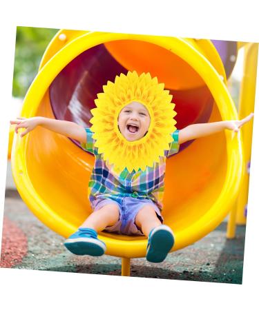 Alasum Sports Games Props Decor Sunflower Hood Yellow Flower Headgear Sunflower Headdress Kids Dresses Girl - Buy Online on GoSupps.com