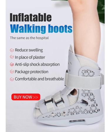 Medical Inflatable Hiking Shoe Walker Boot Air Walker Orthesis for Ankle Pain Stress Fractures & Achilles Tendon Relief - Buy Online on GoSupps.com